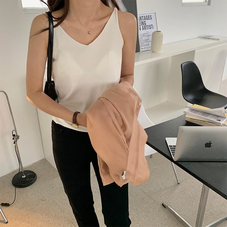 タンクトップ レディース ノースリーブ トップス 韓国 送料無料 Dazzle ダズル