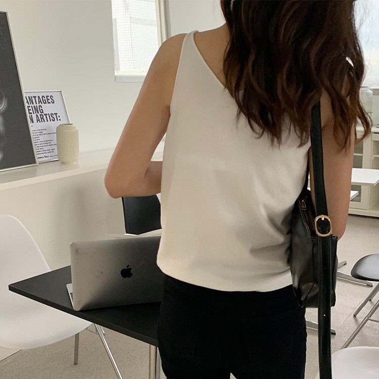 タンクトップ レディース ノースリーブ トップス 韓国 送料無料 Dazzle ダズル