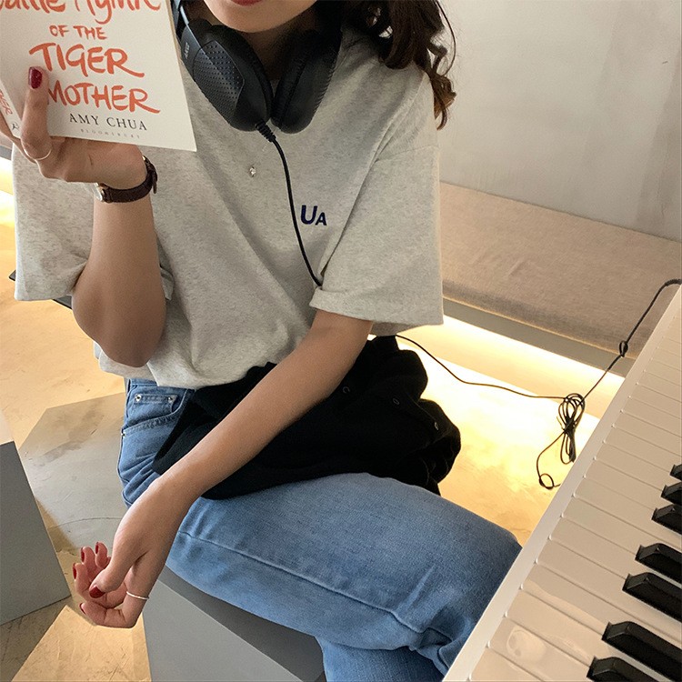 Tシャツ レディース プリント ゆったり オーバーサイズ 韓国 送料無料 ジョイフィール joyfeel