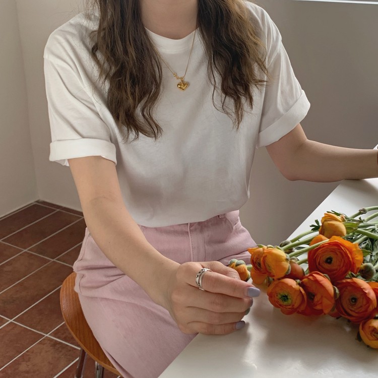 Tシャツ レディース 半袖 プリント 韓国 送料無料 ジョイフィール joyfeel