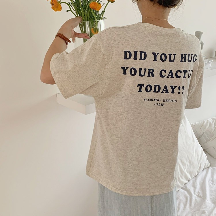 Tシャツ レディース 半袖 プリント 韓国 送料無料 ジョイフィール joyfeel