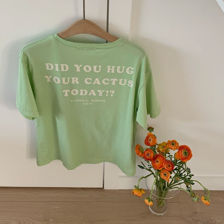 Tシャツ レディース 半袖 プリント 韓国 送料無料 ジョイフィール joyfeel