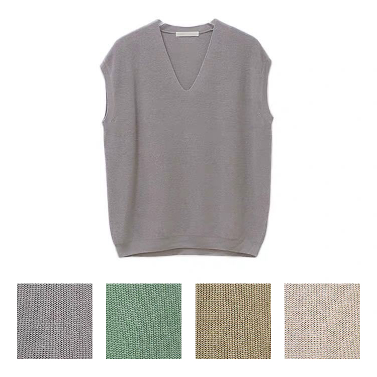 フレンチスリーブ ニット レディース トップス 韓国 送料無料 ジョイフィール joyfeel