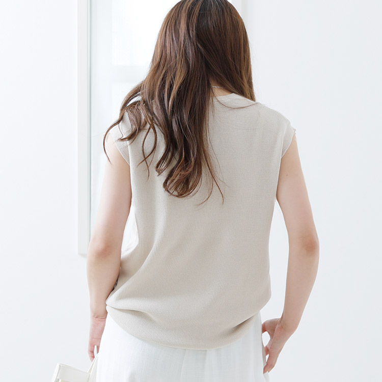 フレンチスリーブ ニット レディース トップス 韓国 送料無料 ジョイフィール joyfeel