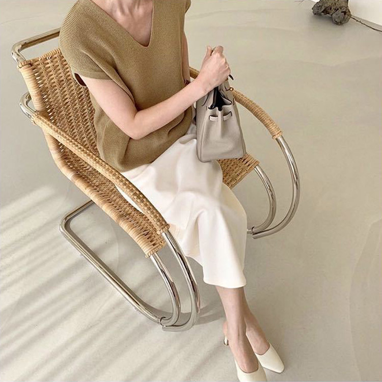 フレンチスリーブ ニット レディース トップス 韓国 送料無料 ジョイフィール joyfeel