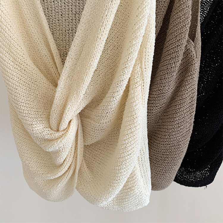 タンクトップ レディース 夏 ニット 薄手 ノースリーブ 韓国 Dazzle ダズル