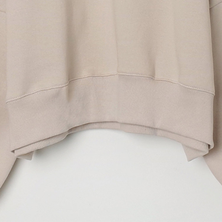 裏起毛 トレーナー レディース スウェット ハイネック トップス ショート丈 韓国 Dazzle ダズル