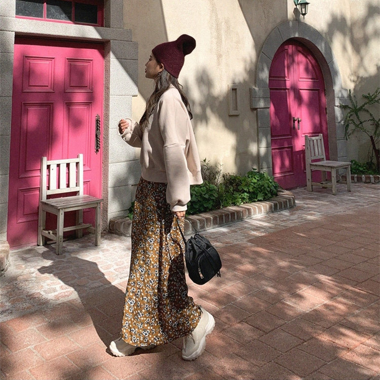 裏起毛 トレーナー レディース スウェット ハイネック トップス ショート丈 韓国 Dazzle ダズル