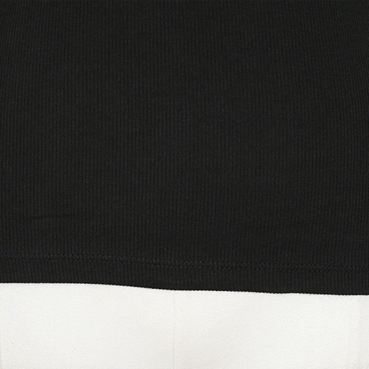 タンクトップ レディース ノースリーブ クルーネック アシンメトリー ノースリーブ 切り替え 無地 Dazzle ダズル