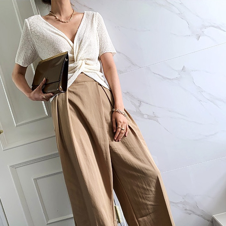 ニット レディース サマーニット トップス 韓国 送料無料 Dazzle ダズル