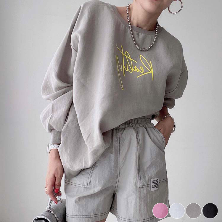 トップス レディース トレーナー オーバーサイズ ジャージ ゆったり おしゃれ 薄手 長袖 ストリート 春 秋 Dazzle ダズル