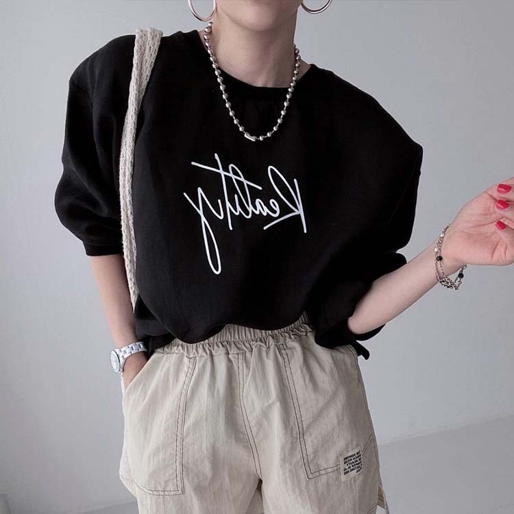 トップス レディース トレーナー オーバーサイズ ジャージ ゆったり おしゃれ 薄手 長袖 ストリート 春 秋 Dazzle ダズル