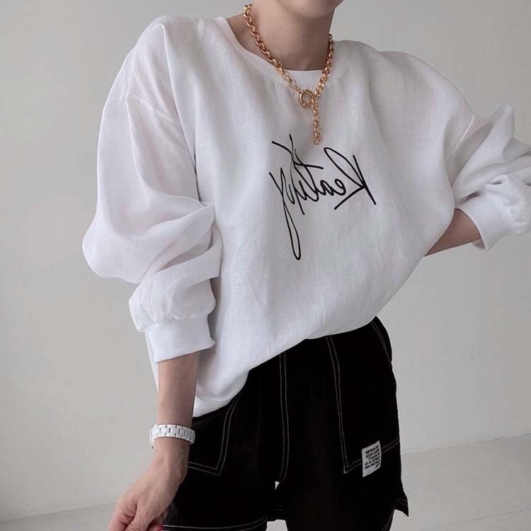 トップス レディース トレーナー オーバーサイズ ジャージ ゆったり おしゃれ 薄手 長袖 ストリート 春 秋 Dazzle ダズル