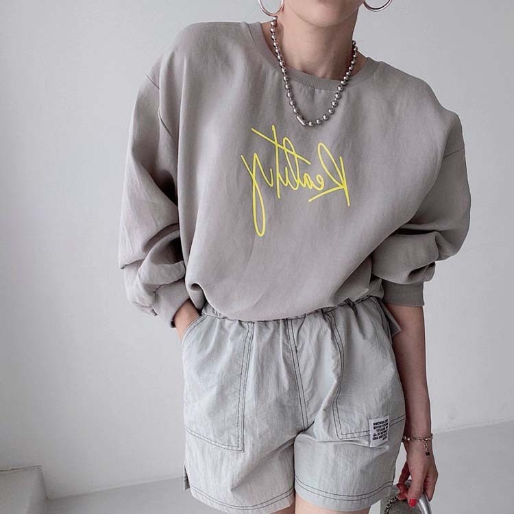 トップス レディース トレーナー オーバーサイズ ジャージ ゆったり おしゃれ 薄手 長袖 ストリート 春 秋 Dazzle ダズル