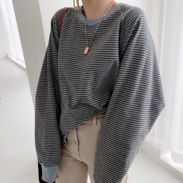 トレーナーレディース ウェット トップス リバーシブル アルファベット プリント ボーター ラグランスリーブ おしゃれ Dazzle ダズル