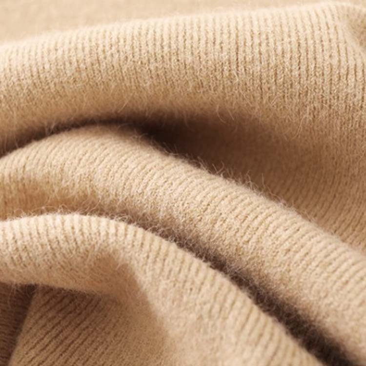 ハイネックニット レディース トップス ストレッチ フィット リブ編み リブニット 定番 無地 ジョイフィール joyfeel