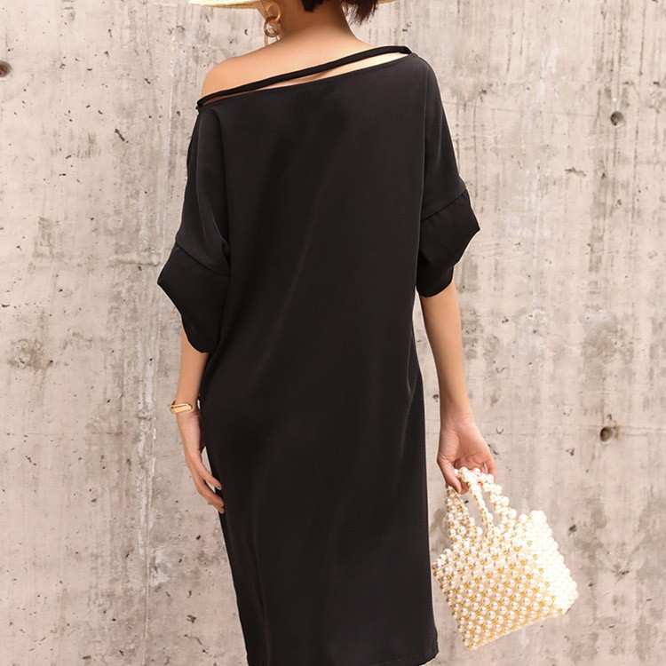 ワンピース ドレス 半袖 レディース パーティードレス タイト 韓国 送料無料 ジョイフィール joyfeel