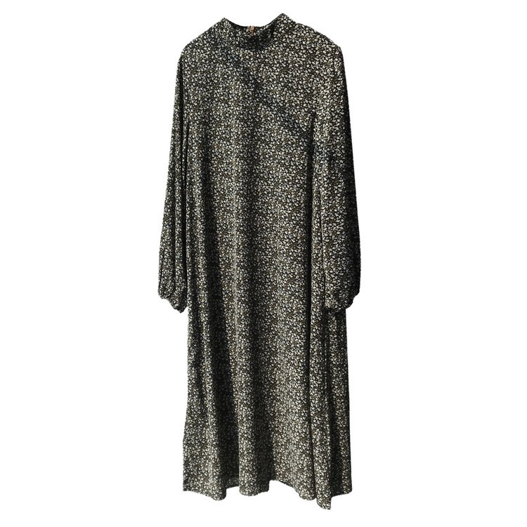 ワンピース 長袖 レディース ハイネック ロングワンピース 韓国 送料無料 ジョイフィール joyfeel