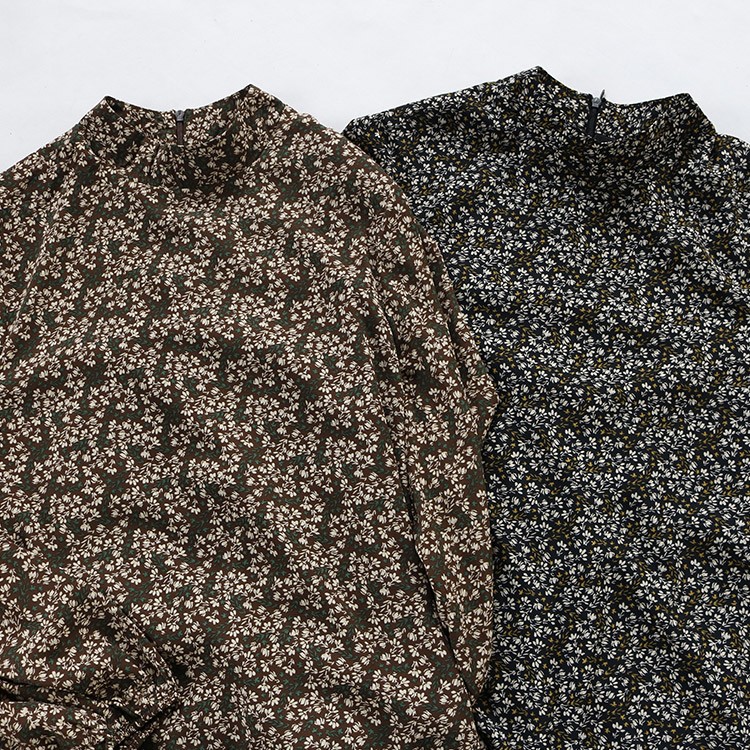 ワンピース 長袖 レディース ハイネック ロングワンピース 韓国 送料無料 ジョイフィール joyfeel