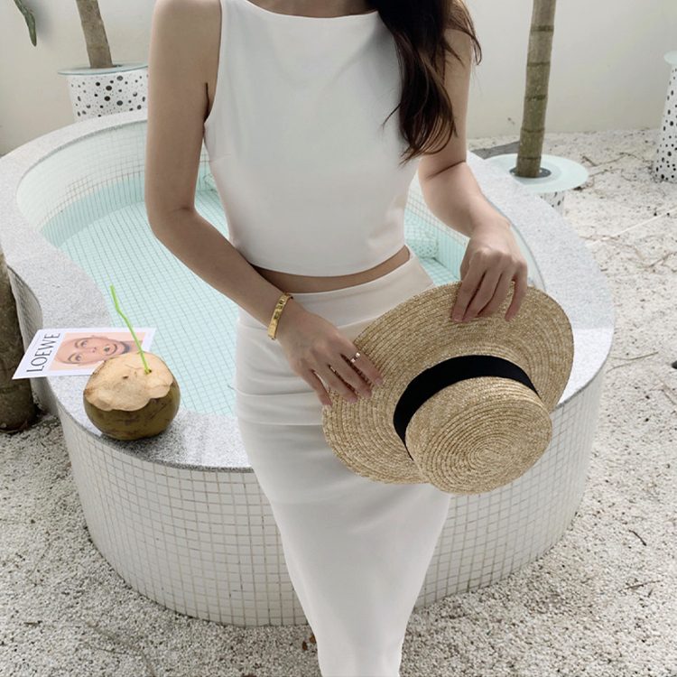 セットアップ レディース スカート セクシー リゾート きれいめ シンプル タンクトップ ロングスカート Dazzle ダズル