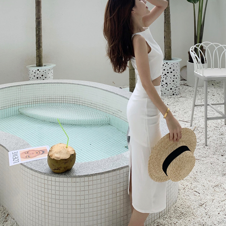 セットアップ レディース スカート セクシー リゾート きれいめ シンプル タンクトップ ロングスカート Dazzle ダズル