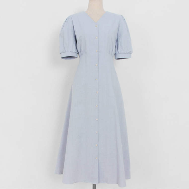 ワンピース レディース セミロング ミモレ丈 ロングワンピース ウエストマーク エレガント きれいめ ジョイフィール joyfeel