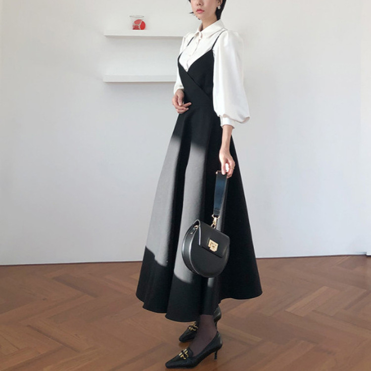 バックリボン フレア キャミソール ロングワンピース | レディース