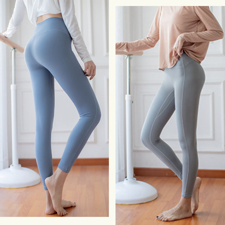 ヨガパンツ ホットヨガ ヨガウェア レディース パンツ レギンス スパッツ シンプル スモーキ―カラー おしゃれ ヨガ フィットネス ハイウエスト ランニング