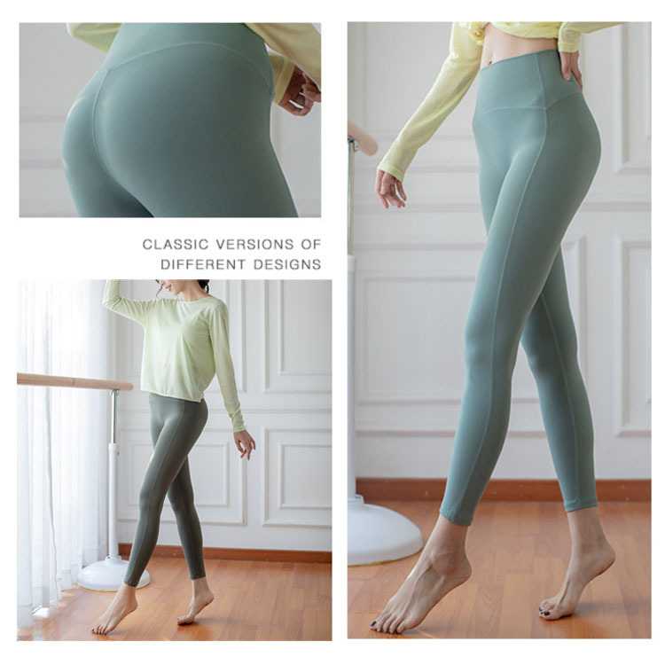 ヨガパンツ ホットヨガ ヨガウェア レディース パンツ レギンス スパッツ シンプル スモーキ―カラー おしゃれ ヨガ フィットネス ハイウエスト ランニング