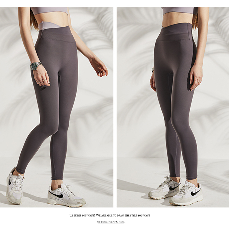 ヨガウェア パンツ ヨガパンツ ホットヨガ レギンス スパッツ おしゃれ バイカラー ハイウエスト レディース ヨガ フィットネス ジムウェア ジム ランニング ジョイフィール joyfeel