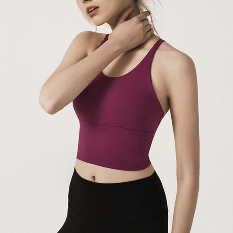 ヨガウエア タンクトップ レディース カップ付き バット付き キャミソール ブラ ヨガウェア トップス ヨガ ホットヨガ 無地 ノースリーブ Dazzle ダズル