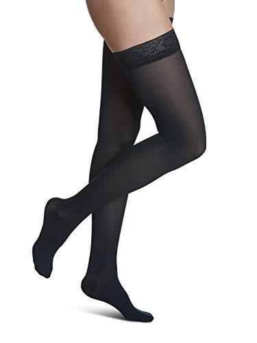 SIGVARIS Women's Style Soft Opaque 840 Closed Toe Thigh-Highs w