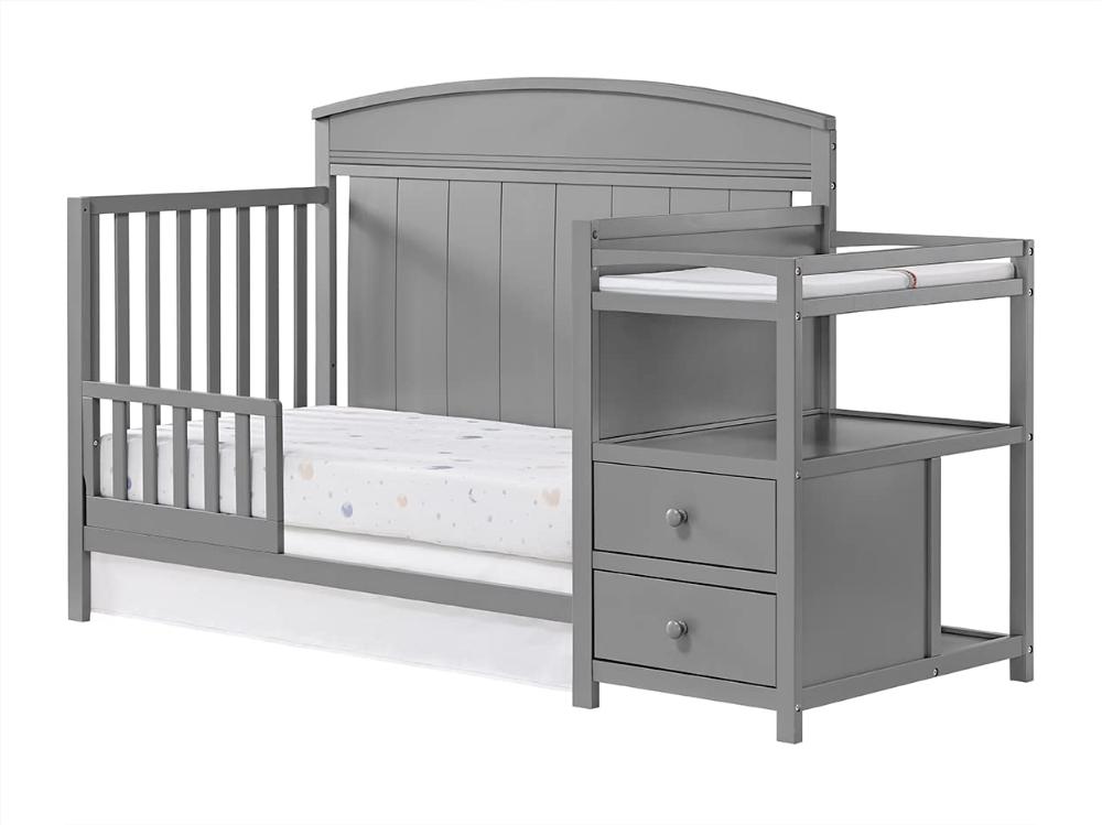 Oxford Baby Pearson Toddler Bed Guard Rail, Dove Gray