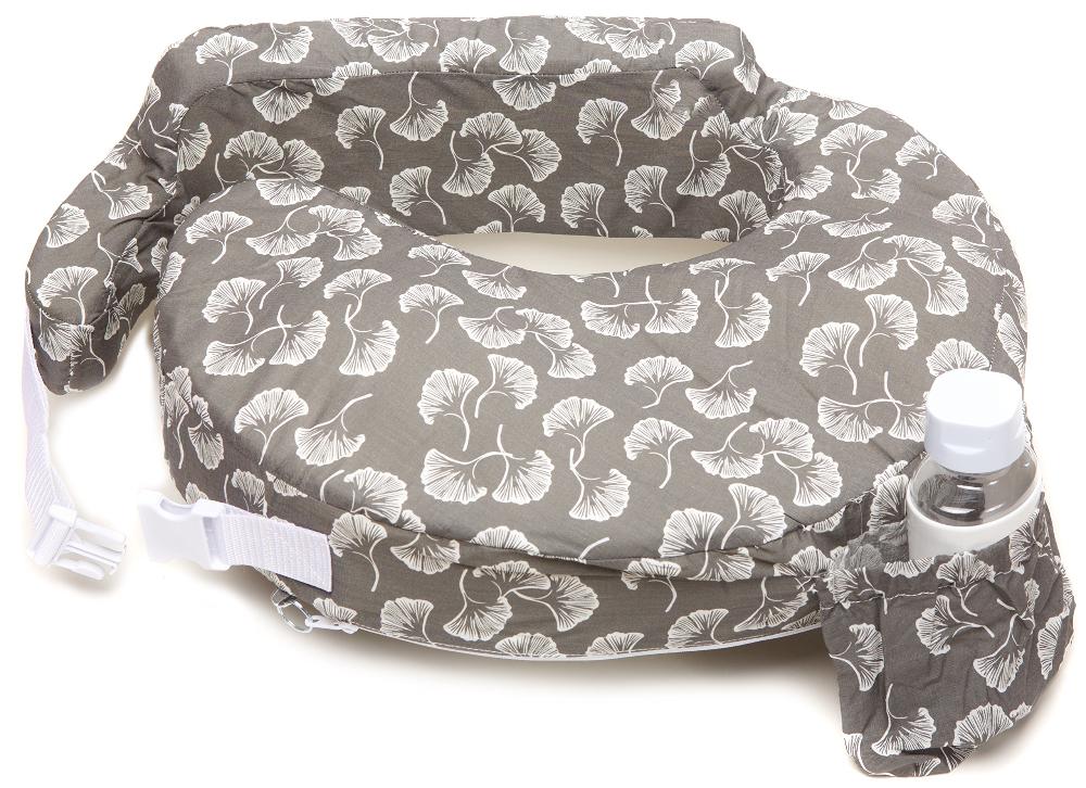 Zenoff Products My Brest Friend Nursing Pillow, Flowing Fans, Grey, White b