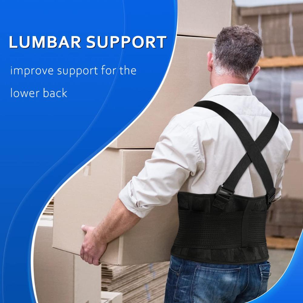 Back Brace Lumbar Back Support Belt for Women and Men Lower Back Pain Relie