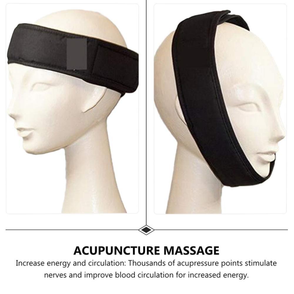 2Pcs Head Acupressure Wrap Comfortable Acupuncture Massage Belt Headband He