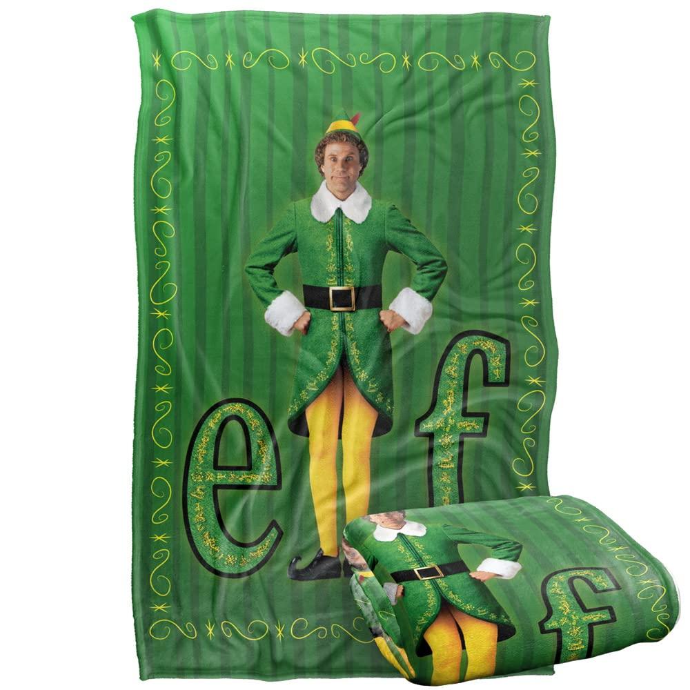 Elf Buddy Elf Logo silk Touch super soft slow blanket 36 -inch x 58 -inch 