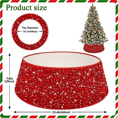FANPROMS Christmas Tree Collars for Artificial Trees 23.6 Inch Diameter Bas