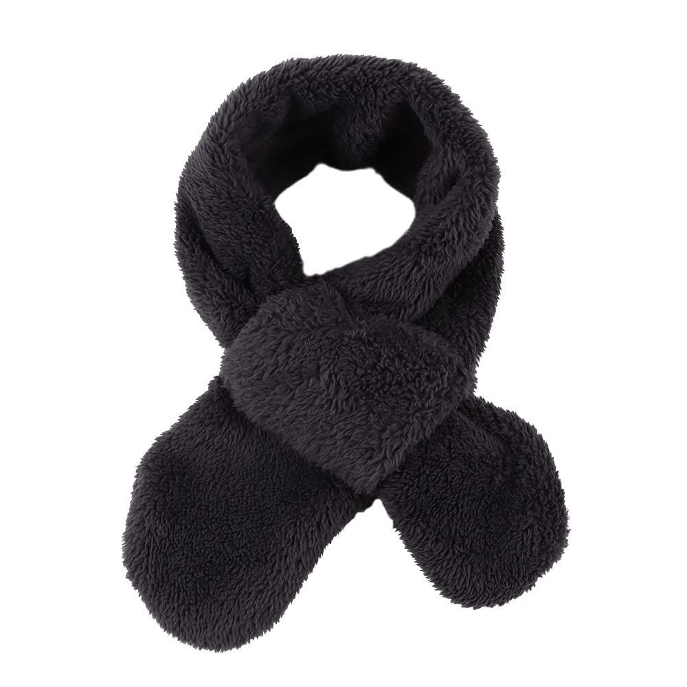 JANGANNSA Fleece Boys Girls Scarf Warm Winter Autumn Kids Collar Scarf Neck