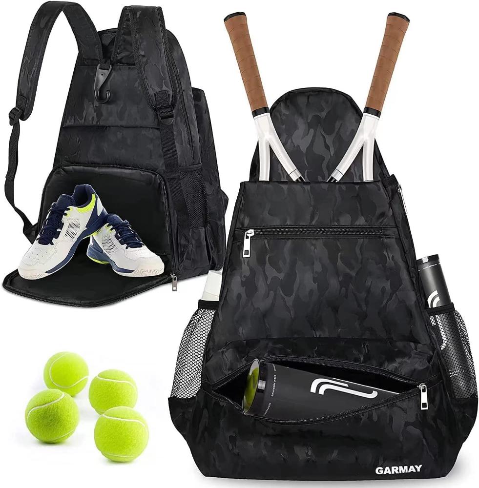 GARMAY очень большой теннис сумка теннис рюкзак обувь отсек имеется водонепроницаемый для мужчин и женщин теннис ракетка pick ru мяч лопасть бадминтон la