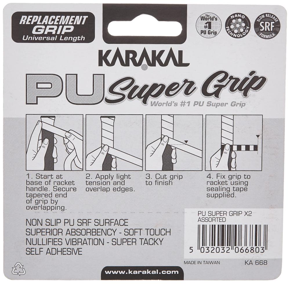 Karakal PU Supergrip Replacement Racquet Grip - tennis / badminton / squash