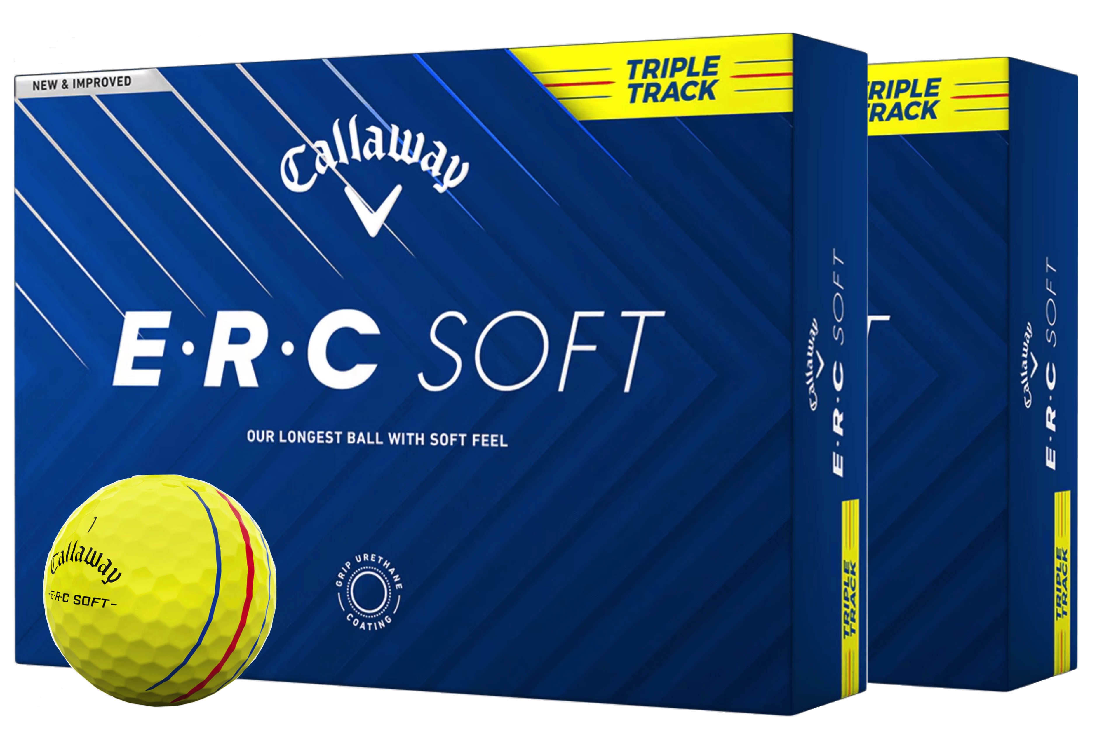 Callaway E・R・C SOFT ボール （イエロー） 2025年モデル 1ダース