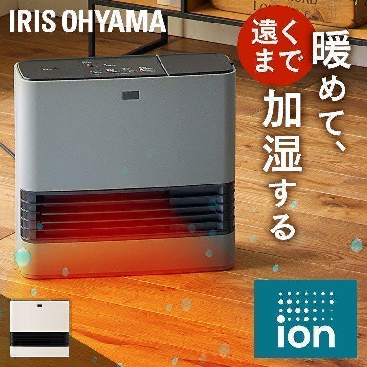 IRIS OHYAMA アイリスオーヤマ 大風量加湿セラミックファンヒーター JKC125D1 セラミックファンヒーターの商品画像