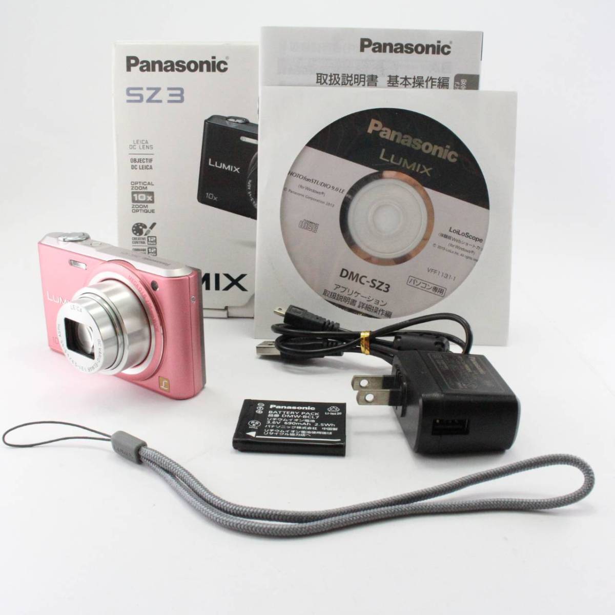 パナソニック ルミックス LUMIX DMC-SZ3-P（ピンク） コンパクトデジタルカメラ本体の商品画像