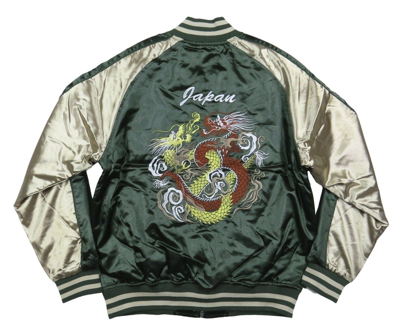 . дракон общий вышивка атлас земля с хлопком мир рисунок Japanese sovenir jacket мужской 