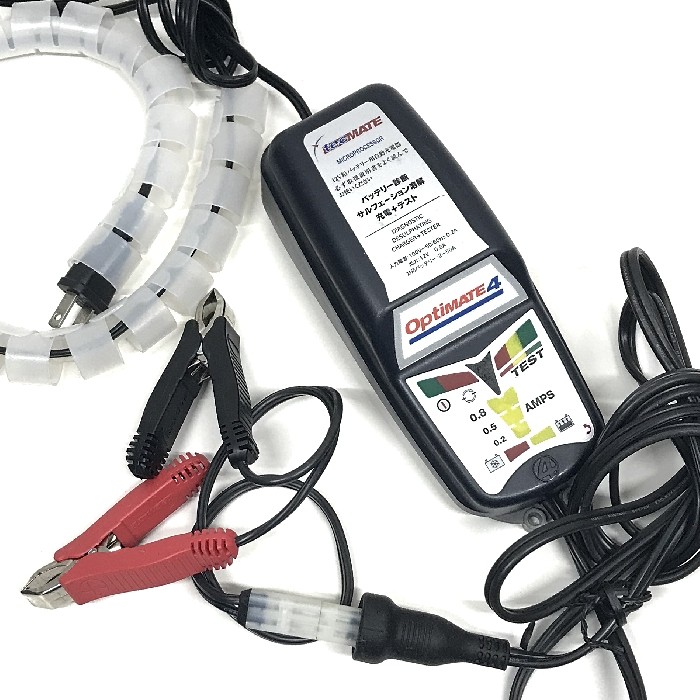 [ used ] Tec Mate Opti Mate 4 12V battery charger charger monkey fe-shon.. with function [jggZ]