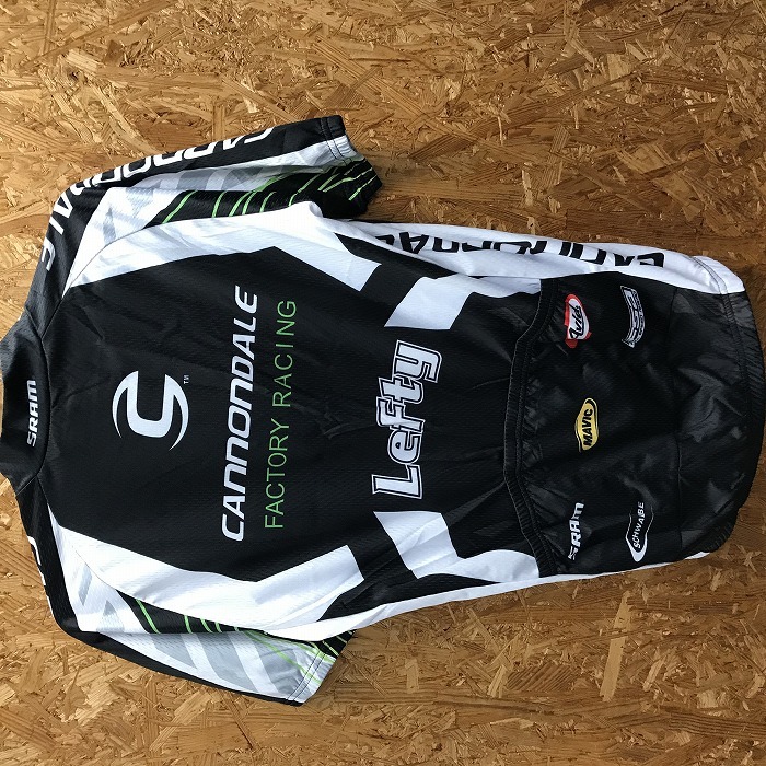 [ б/у ] Cannondale велоодежда стрейч черный белый указанный размер :L[jgg]