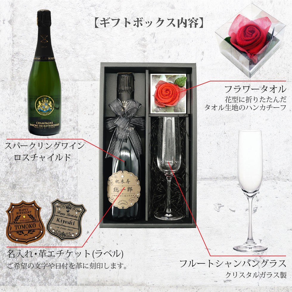  название inserting вино подарок подарок шампанское Sparkling стакан комплект sake Roth детский старый .. календарь кожа этикетка j-wn010s-lt
