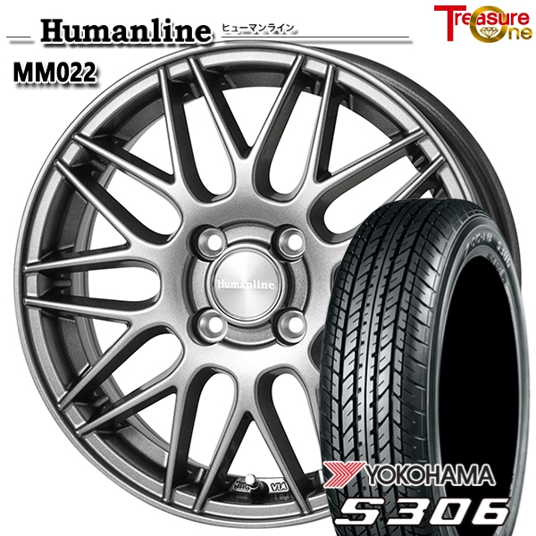 sa Mata iya колесо 4 шт. комплект 155/65R14 дюймовый 4H100hyu- man линия MM022 DG Yokohama S306