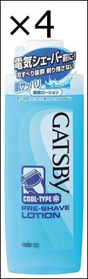 GATSBY GATSBY プレシェーブローション 140ml×4本 シェービングフォーム、ローションの商品画像